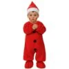 Costume Babbo Natale Con Cappellino E Scarpine Da Bebè -Vendite Costumi 010562 disfraz santa claus bebe peucos