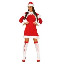 Costume Mamma Natale Con Mantellina