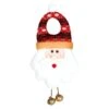 Decorazione Pomello Porta Con Babbo Natale -Vendite Costumi 020959 adorno papa noel