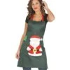 Grembiule Natalizio Con Babbo Natale -Vendite Costumi 020966