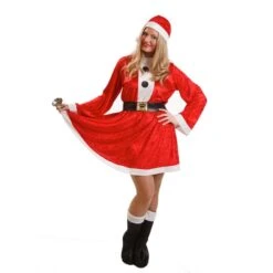 Costume Mamma Natale Con Copriscarpe