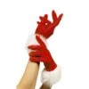 Guanti Di Natale Rossi - 24 Cm 1 Guanti Di Natale Rossi - 24 Cm -Vendite Costumi 070319 guantes rojos navidad