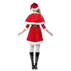 Costume Mamma Natale Con Mantellina E Cappellino -Vendite Costumi 070334 detras