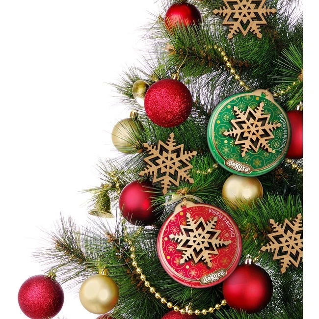 Decorazione Di Cioccolato Albero Di Natale Da 24 G - Dekora - 1 Unitá 3 Decorazione Di Cioccolato Albero Di Natale Da 24 G - Dekora - 1 Unitá - immagine 2