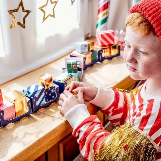 Calendario D'Avvento Slitta Di Babbo Natale 4 Calendario D'Avvento Slitta Di Babbo Natale - immagine 2