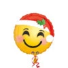 Palloncino Babbo Natale Emoji Da 43 Cm - Anagram -Vendite Costumi 113714