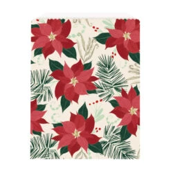 Sacchettini Stella Di Natale Da 16 X 21 Cm - 8 Unità