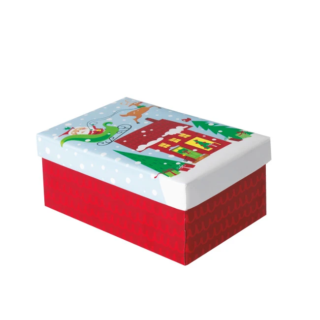 Scatola Regalo Babbo Natale 10 X 16 X 7 Cm - 1 Unità 3 Scatola Regalo Babbo Natale 10 X 16 X 7 Cm - 1 Unità