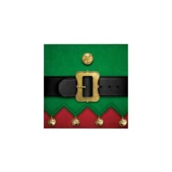 Tovaglioli Vestito Babbo Natale Da 12,5 X 12,5 Cm - 16 Unità