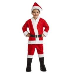 Costume Babbo Natale Rosso E Bianco Da Bambino