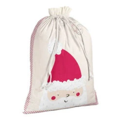 Sacchetto Regalo Babbo Natale 75 X 50 Cm