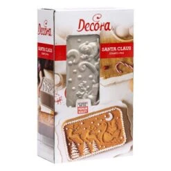 Stampo Figure Di Natale Con Rilievo In Alluminio Da 27 X 15 X 5,8 Cm - Decora -Vendite Costumi 5FNO 2