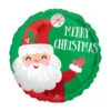 Palloncino Merry Christmas Rosso E Verde Con Babbo Natale Da 45cm - Anagram -Vendite Costumi 5ZU3