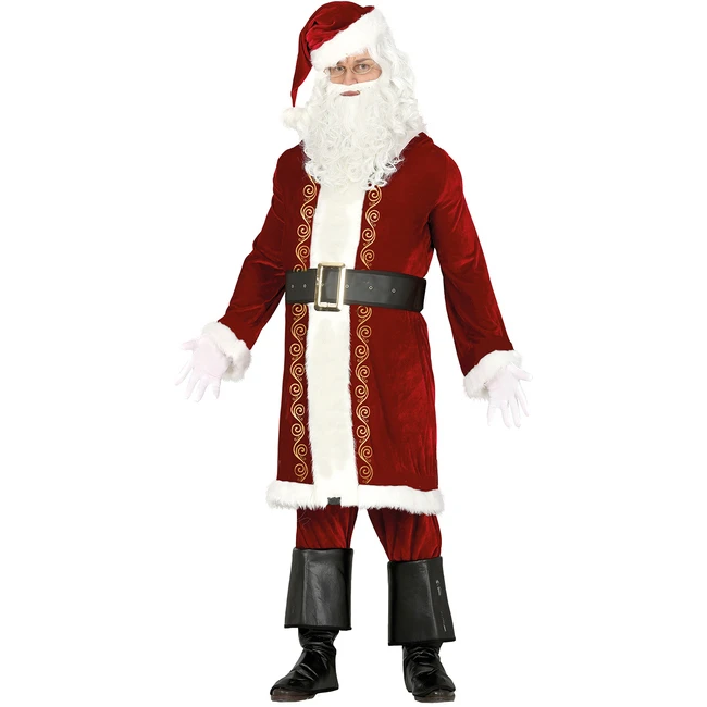 Costume Da Babbo Natale Granata Da Uomo 3 Costume Da Babbo Natale Granata Da Uomo
