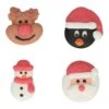 Decorazioni Di Zucchero Personaggi Di Natale - FunCakes - 12 Unità -Vendite Costumi 6VMK