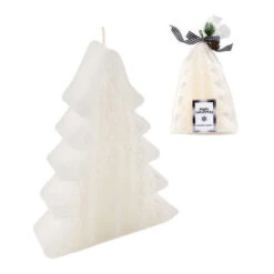 Candela Per Albero Di Natale Bianco Da 15 Cm