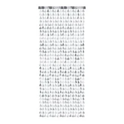 Tenda Decorativa Con Alberelli Di Natale Dorati - 2,45 X 1 M -Vendite Costumi 8KOD