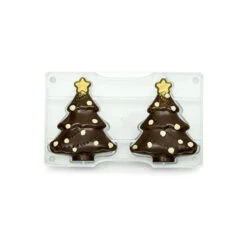 Stampo Albero Natale Di Cioccolato 10 Cm - Decora - 2 Cavità