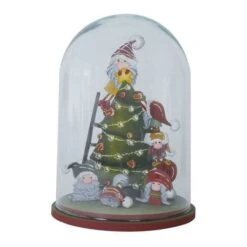 Scena Natalizia In Legno Con Albero Di Natale E Gnomi Decorati 23 X 16,3 Cm - Decorazione D'artista 7 Scena Natalizia In Legno Con Albero Di Natale E Gnomi Decorati 23 X 16,3 Cm - Decorazione D'artista -Vendite Costumi AVE9 2