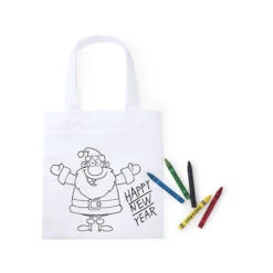 Borsa Da Colorare Di Babbo Natale - 1 Pz.
