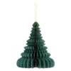 Decorazione Albero Di Natale Nido D'ape Verde Bottiglia - 24 Cm - 1 Unità -Vendite Costumi BWTR