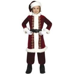 Costume Da Babbo Natale Marrone Per Bambini