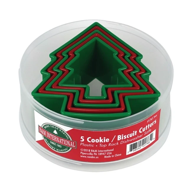 Tagliapasta Alberi Di Natale - R&M - 5 Unità 4 Tagliapasta Alberi Di Natale - R&M - 5 Unità - immagine 2