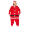 Costume Babbo Natale Con Cappuccio Infantile