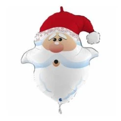 Palloncino Testa Di Babbo Natale Da 66 Cm - Grabo