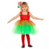 Costume Da Elfo Di Natale Con Tutù Da Bambina 2 Costume Da Elfo Di Natale Con Tutù Da Bambina -Vendite Costumi FSDQ