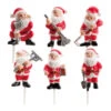 Topper Cupcake Babbo Natale Lavoratore - Dekora - 144 Unità