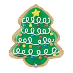 Palloncino Biscotto Albero Di Natale Da 64 Cm - Grabo