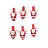 Mollette Decorative Babbo Natale - 6 Unità -Vendite Costumi GQZN