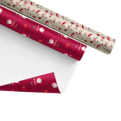 Carta Da Regalo Babbo Natale 2,00 X 0,70 M - 1 Pz.