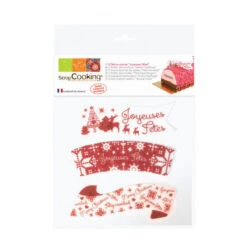 Cialde Buon Natale In Francese - Scrapcooking - 3 Unità