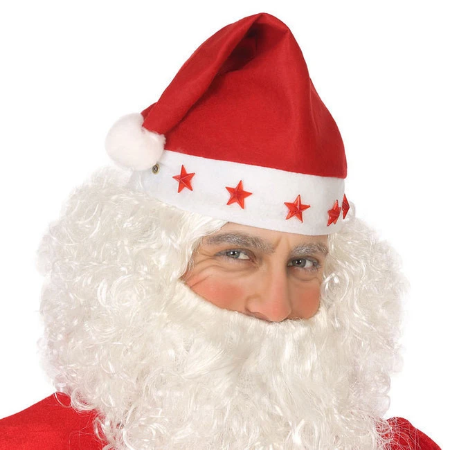 Cappello Babbo Natale Con Stelle E Luci 3 Cappello Babbo Natale Con Stelle E Luci