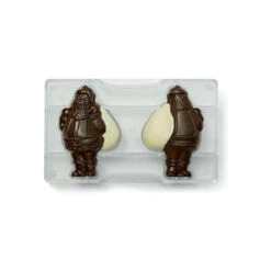 Stampo Babbo Natale Da Cioccolato Da 10 Cm - Decora - 2 Cavità