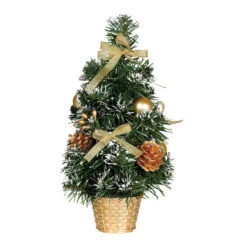 Alberello Di Natale Coperto Di Neve E Decorato - 40 Cm -Vendite Costumi JTWE