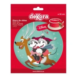 Cialda Commestibile Topolino E Minnie Natale Da 20 Cm - Dekora 7 Cialda Commestibile Topolino E Minnie Natale Da 20 Cm - Dekora -Vendite Costumi JVUG 2
