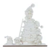 Albero Di Natale In Legno Con Gnomi 36 X 10 X 36 Cm - Artis Decor