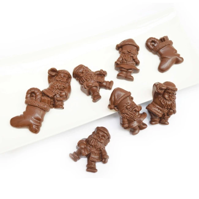 Stampo In Plastica Rigida Babbo Natale Di Cioccolato Da 27,5 Cm - Scrapcooking - 10 Cavità 4 Stampo In Plastica Rigida Babbo Natale Di Cioccolato Da 27,5 Cm - Scrapcooking - 10 Cavità - immagine 2