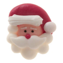 Decorazioni Di Zucchero Babbo Natale Da 3,5 X 3,1 Cm - Dekora - 48 Unità