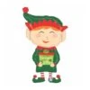 Palloncino Elfo Di Natale Con Regalo Da 1,09 M - Grabo -Vendite Costumi LB2E