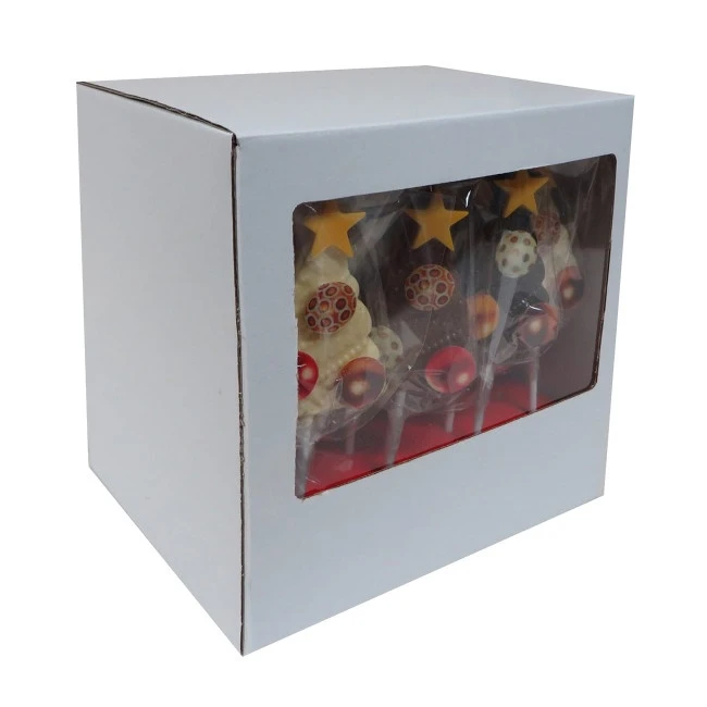 Lecca Lecca Di Cioccolato Albero Di Natale Da 45 G - 20 Unità 4 Lecca Lecca Di Cioccolato Albero Di Natale Da 45 G - 20 Unità - immagine 2