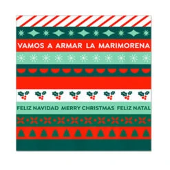 Tovaglioli Di Natale Rossi E Verdi Da 16,5 X 16,5 Cm - Prodotti Maxi - 30 Unità