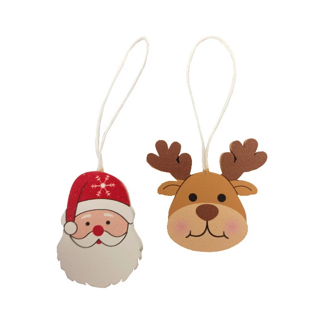 Decorazioni Renna E Babbo Natale Da 5 Cm - 8 Unità 3 Decorazioni Renna E Babbo Natale Da 5 Cm - 8 Unità