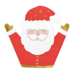 Tovaglioli Busto Babbo Natale Da 16 X 15 Cm - 20 UnitÃ