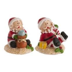 Figure Babbo Natale Seduto Per Roscon Da 3 A 3,5 Cm - Dekora - 50 Unità