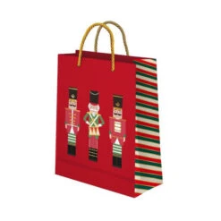 Sacchetto Regalo Tradizionale Di Natale 24 X 18 X 10 Cm - 1 Pz.