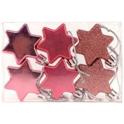 Stelle Decorative Per L'albero Di Natale - 6 Pezzi. -Vendite Costumi NTRP